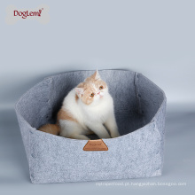 Estoque Multifuncional Soft Felt Dog Blanket Pet Suprimentos Bed